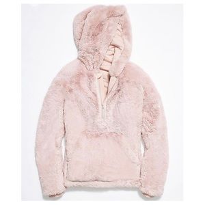 Free People Off the Record Soft Hoodie - Mink Haze